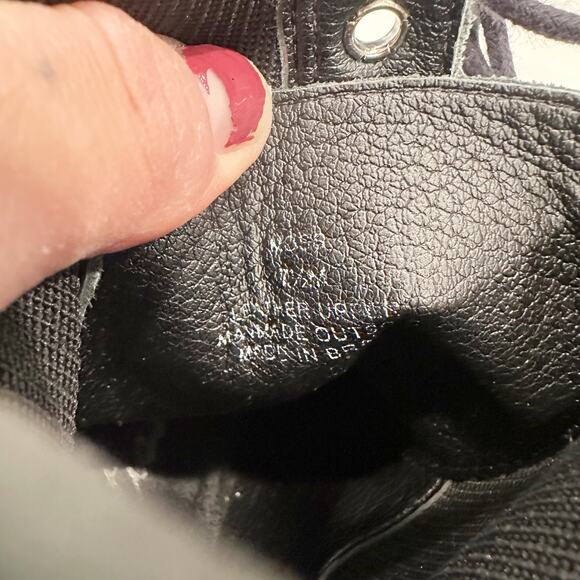 Matisse "Moss" Smooth Leather Lace-up Combat-Style Ankle Boots sz 7.5M - Picture 6 of 7